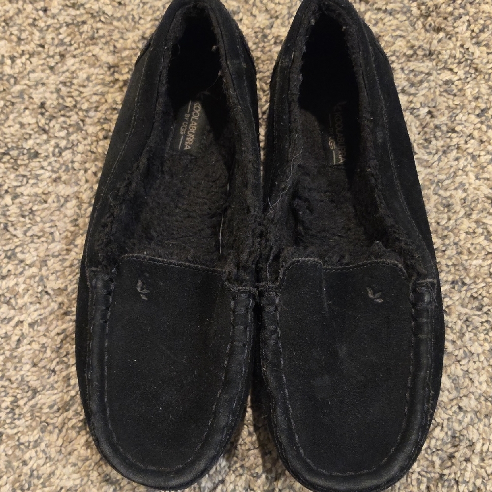 Koolaburra Black Suede Slippers